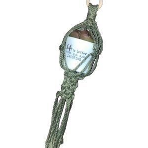 Macrame Rearview Mirror Hanger